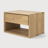 nordic II bedside table oak by ethnicraft at adorn.house
